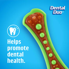 hartz dental duo close-up of textured nylon surface promoting plaque removal benefit