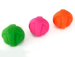Hartz DuraPlay front packaging showing three neon balls and benefits