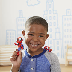 Hasbro clip-on backpack accessory attached to Spidey adding play options