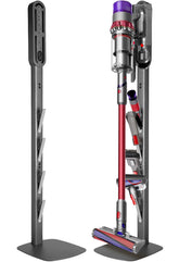 Haturi front view with Dyson showing neat upright storage and quick access