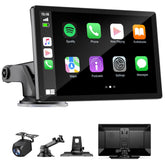 HAUXIY front view 9-inch screen showing clear display and quick access