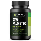 HAVASU NUTRITION front packaging showing bottle and label benefit