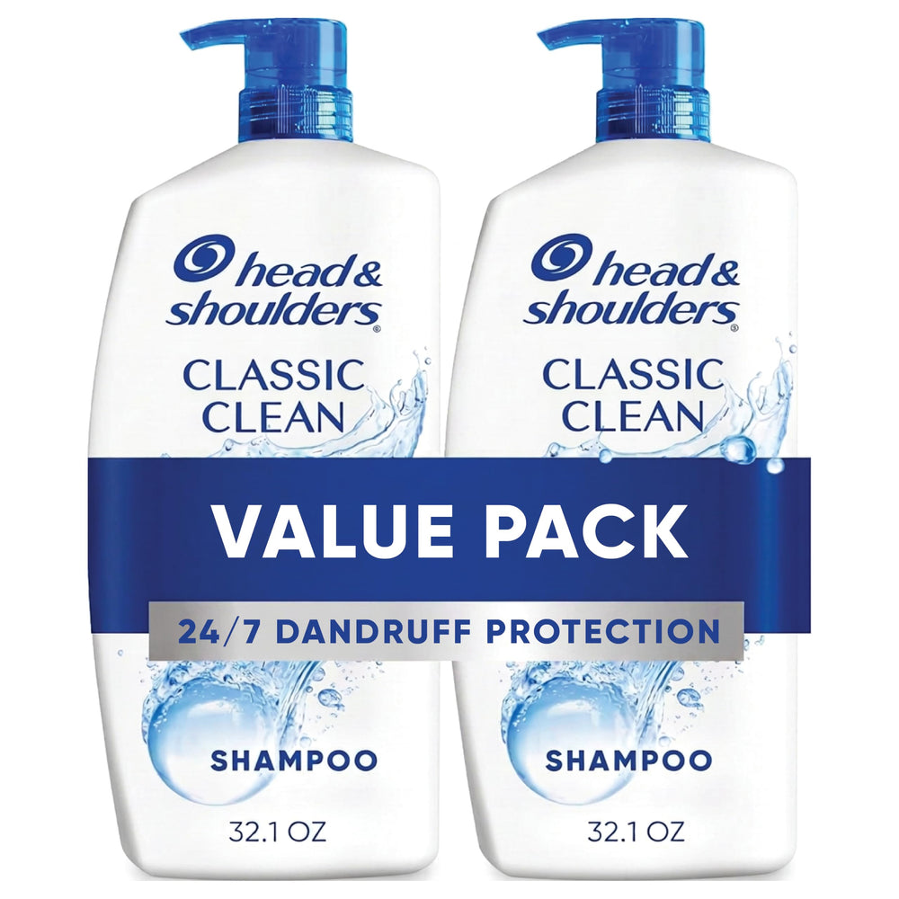Head & Shoulders front view showing twin bottles and brand clarity