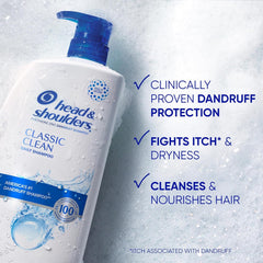 Head & Shoulders side label close-up highlighting product details