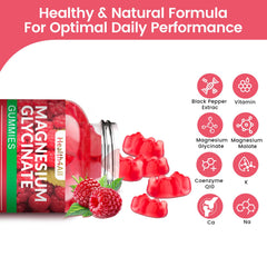 Health4All gummy texture close-up showing soft raspberry chewability and ease