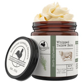 Hearth and Homestead jar front view showing clean unscented balm and packaging benefit