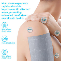 HearthMend in-use on skin fold demonstrating moisture control and reduced friction