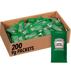 HEINZ front view of packet case showing brand and bulk convenience