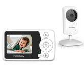 HelloBaby front view showing camera and parent monitor for easy monitoring