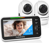 HelloBaby front display showing clear 5-inch view and easy controls