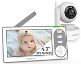 HelloBaby parent monitor front view showing large screen and controls for clear monitoring