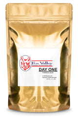 Henry's Fox Valley Day-One front label showing product name and benefits