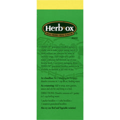 Herb-Ox bouillon dissolving in pot adding fast savory flavor