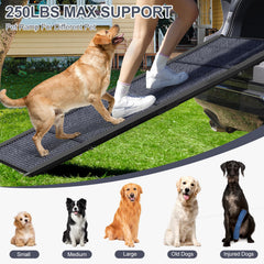 HerCcreta wigge full length open, long gentle incline for pets