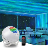 HERHOTER front view showing controls and multi-color lights for versatile ambiance