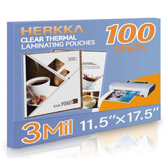 HERKKA front pack view showing 100 pouches and label, protects documents