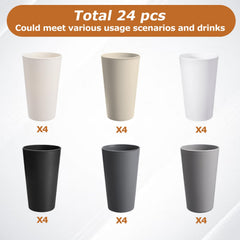 HEYCOME stacked cups saving cabinet space and showing stable nesting benefit