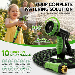 HEYRSUN 10-pattern nozzle showcase, versatile spray options benefit