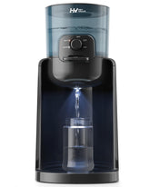 HEYVALUE front view of black warmer showing compact design and quick access benefit