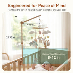 Hi baby monment wood finish detail highlighting hand-sanded splinter-free surface