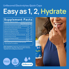 Hi-Lyte capsules spilled on table illustrating portable hydration benefit
