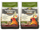 Higgins front packaging safflower gold showing product name and benefits