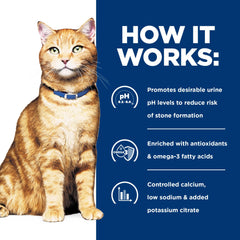 Hill's Prescription Diet served in bowl showing recommended portion for adult cats