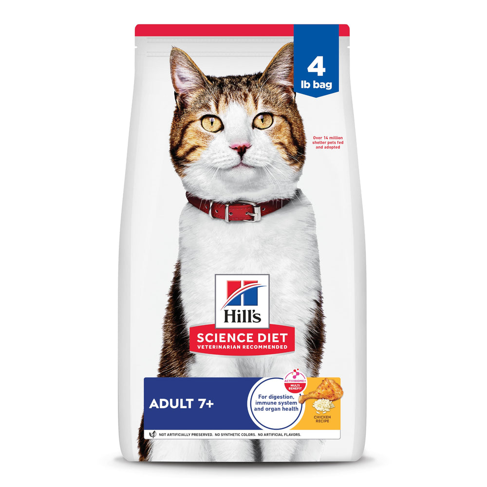 Hill's Science Diet front package showing senior formula and clear benefits