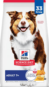 Hill's Science Diet front packaging showing product benefits and age range
