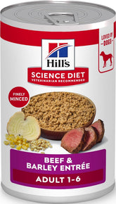 Hill's Science Diet front can showing product branding and benefit