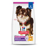 Hill's Science Diet bag front view showing small-breed formula benefits