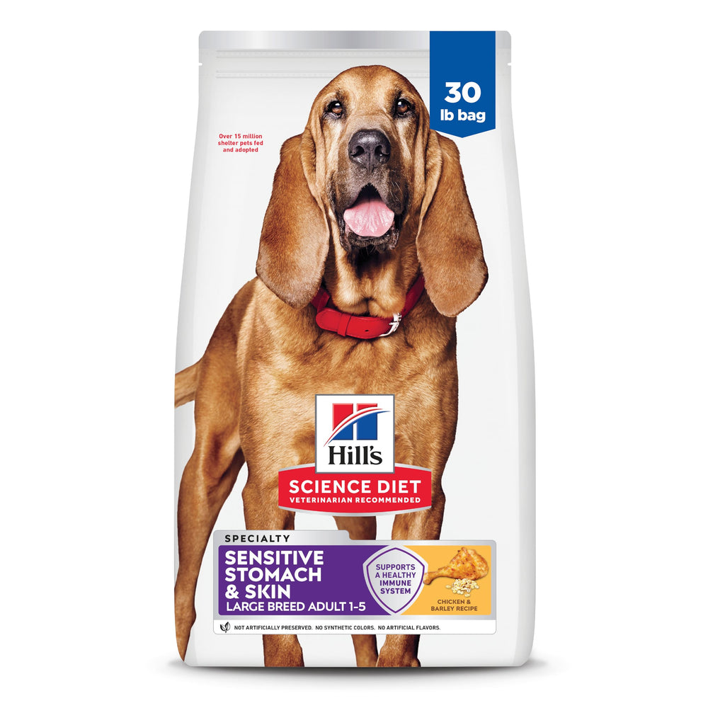 Hill's Science Diet front packaging showing large-breed formula benefit