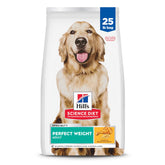 Hill's Science Diet front packaging showing product benefits and weight management