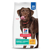 Hill's Science Diet bag front showing product name and weight benefits