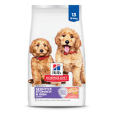Hill's packaging front view showing puppy formula and benefits