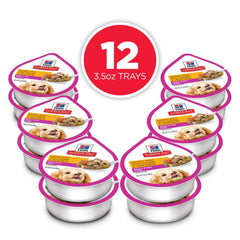 Hill's Science Diet close-up texture of wet food demonstrating soft, easy-to-chew pieces