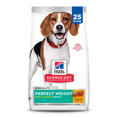 Hill's Science Diet front packaging shows product benefits and weight focus