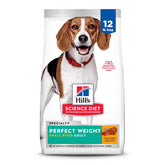 Hill's Science Diet front packaging showing product name and weight-control benefits