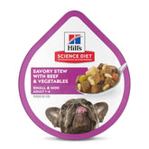 Hill's Science Diet front tray view showing ready-to-serve benefit