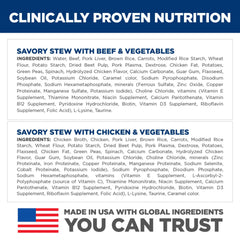 Hill's Science Diet trays beside kibble bowl, versatile feeding options