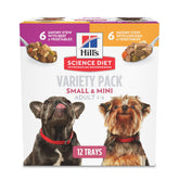 Hill's Science Diet front packaging showing variety pack and benefits