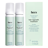 HIMS & HERS front packaging showing product and unscented benefit
