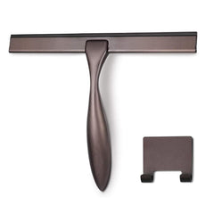 HIWARE front view bronze squeegee showing sleek stainless steel finish and 10-inch blade for durability