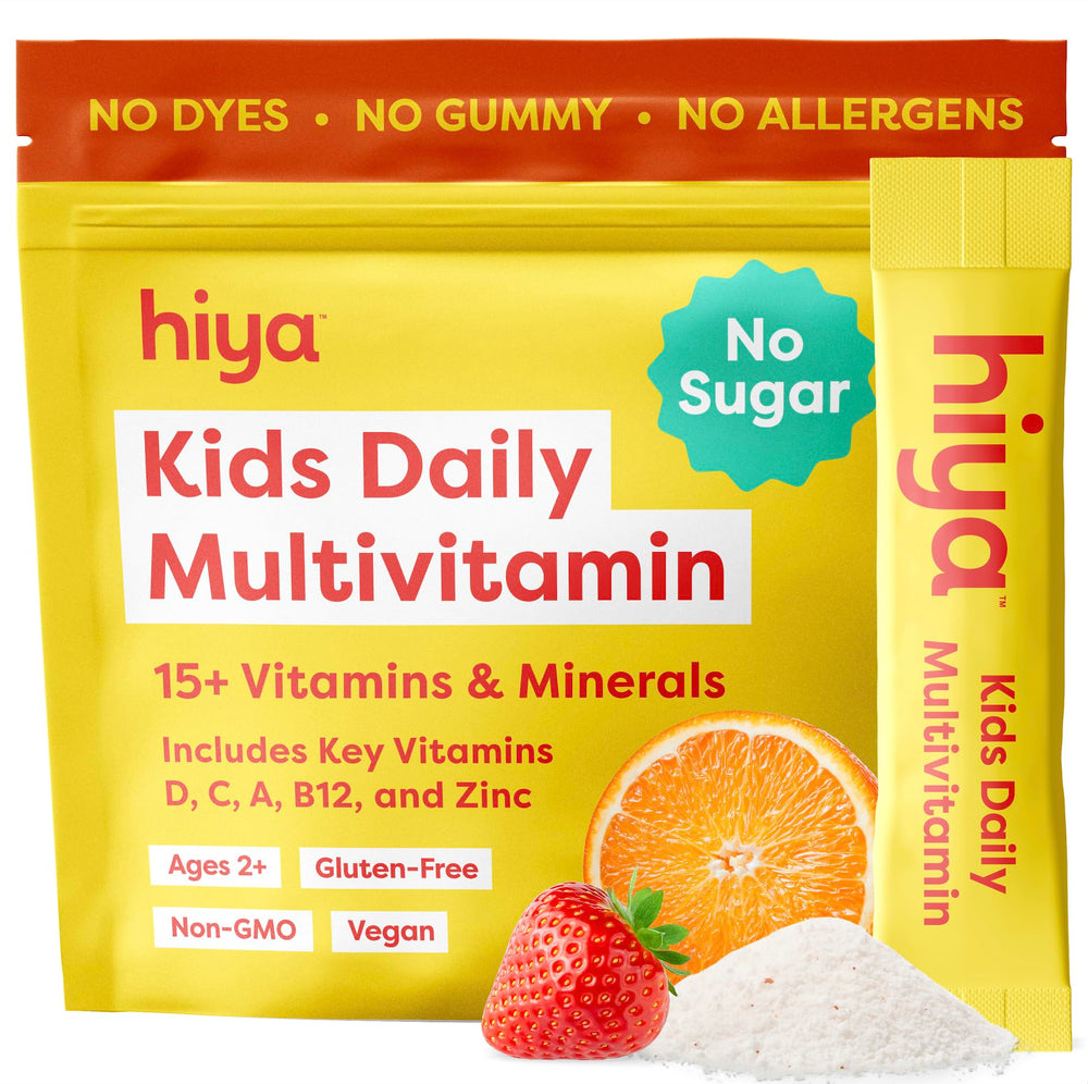 HIYA front packaging showing stick box and kid-friendly branding benefit convenience