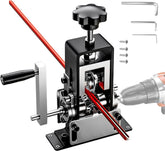 Hizmivos front view showing compact body and clamp for stable stripping