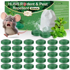 HLISIS front packaging showing 32PCS peppermint pellets and benefits