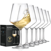 Hlukana front packaging showing six glasses and gift-ready box, stylish presentation benefit