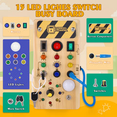 Hoarosall close-up of LED switches highlighting tactile buttons and visual feedback