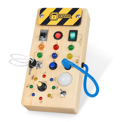Hoarosall front view showing eight LED switches and clear layout for focused play