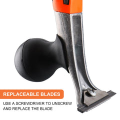Holdly ergonomic handle textured grip detail for secure hold and reduced hand fatigue